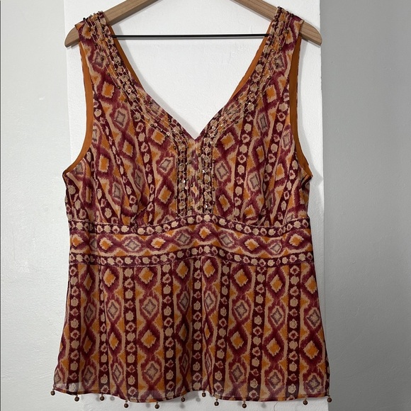 Lane Bryant Tops - Lane Bryant Geometric Tank Top